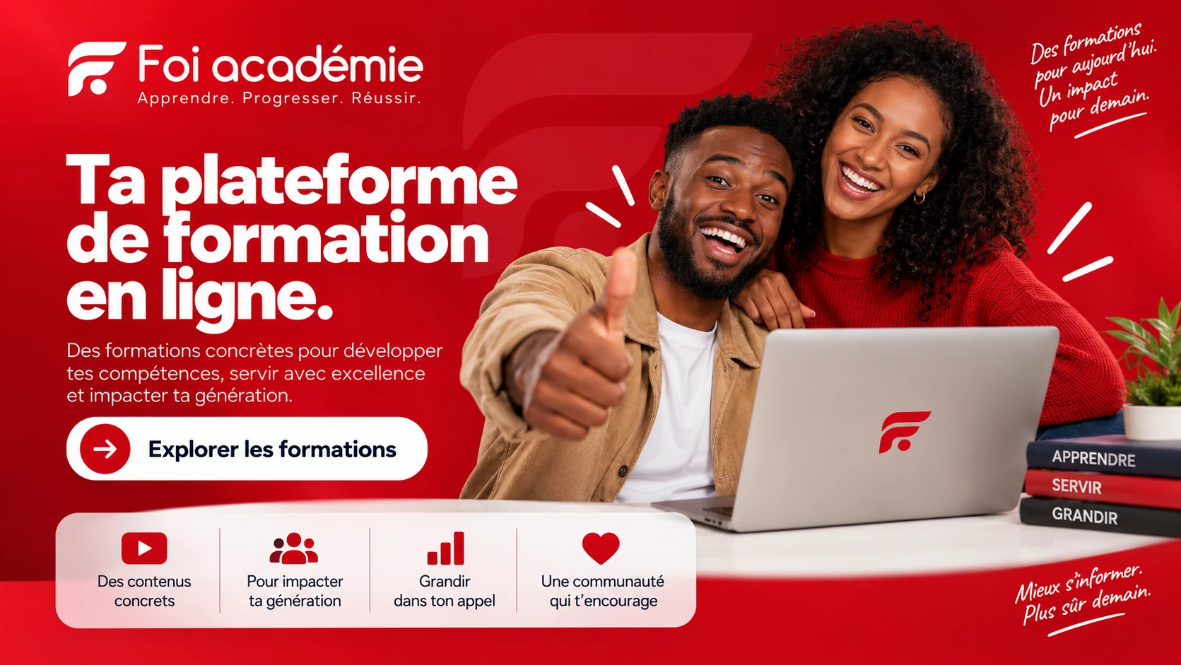 Foi académie — ta plateforme chrétienne de formation en ligne.